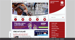 Desktop Screenshot of breclav.charita.cz
