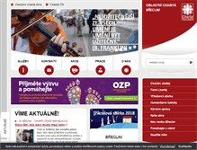 Tablet Screenshot of breclav.charita.cz