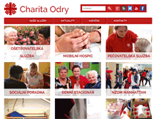 Tablet Screenshot of odry.charita.cz