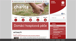 Desktop Screenshot of olomouc.charita.cz