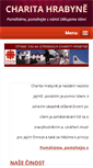 Mobile Screenshot of hrabyne.charita.cz
