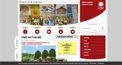 Desktop Screenshot of kv.charita.cz