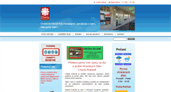 Desktop Screenshot of dilnyhrabyne.charita.cz