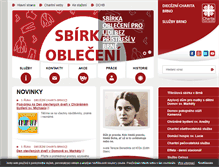 Tablet Screenshot of brno.charita.cz