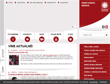 Tablet Screenshot of beroun.charita.cz
