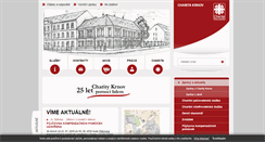 Desktop Screenshot of krnov.charita.cz