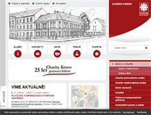 Tablet Screenshot of krnov.charita.cz